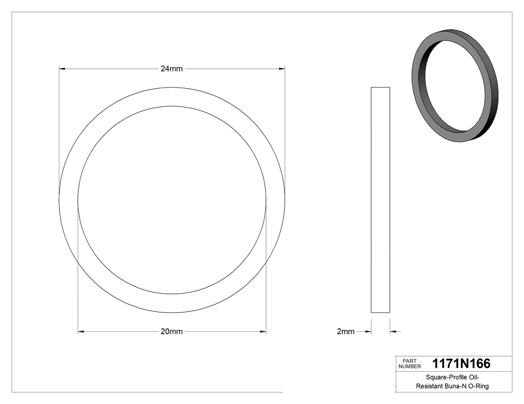 Technical drawing - 1171N166